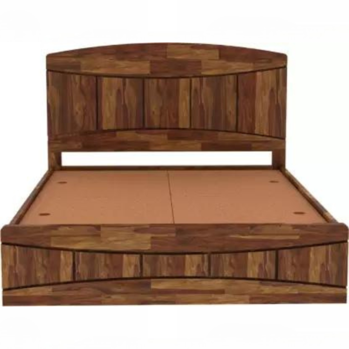 PRITI :Finistère Solid Wood Queen Bed - Image 4