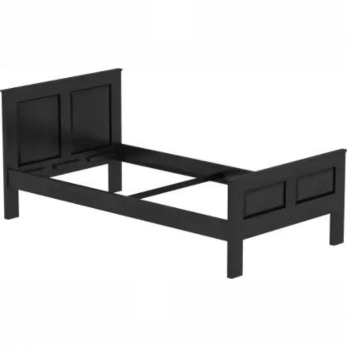2-30 Priti : Drancy Single Bed in Black - Image 6