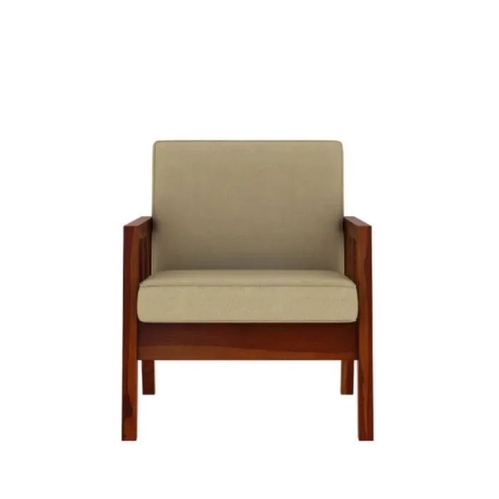 Priti : Cadiz Wooden Sofa Set - Image 3