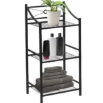 3-Tier Multipurpose Freestanding Metal Rack Storage Shelves/ Bathroom Rack - Image 2