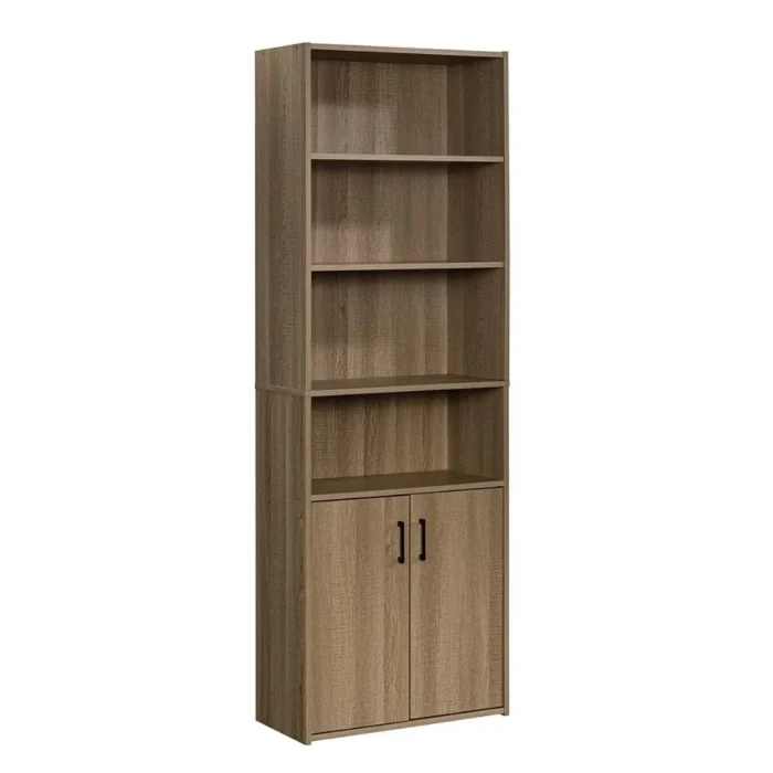2-73 Perfect Books Cabinet With Doors In Lower Shelves | 4 Open Shelfs Bookcase A - Image 2