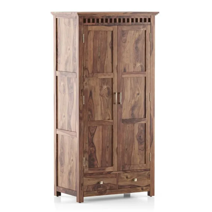 Venus Solid Wood 2 Door Wardrobe - Image 2