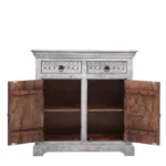 Dares Grey 2 Drawer Sideboard - Image 4