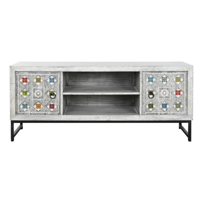 3-11 (1) Niamey Ceramic Solid Wood TV Cabinet - Image 2