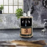 PRITI : Vintage Landscape BAR CART