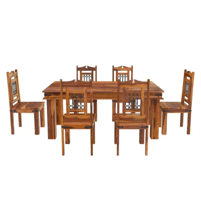 PRITI : San Juan Classic Transitional Dining Room Table and Chair Set - Image 4