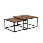 Southend Stylish Nesting Wooden Coffee Table - Image 2