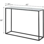 Lichfield Marble Finish Console Table - Image 8