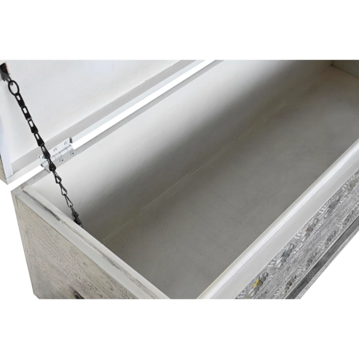3-2 Priti Chest Ceramic Grey White Mango Wood (116 X 40 X 50 Cm) - Image 4