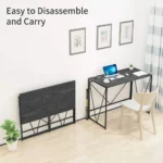 HOME OFFICE COMPUTER DESK EASILY FOLDABLE - Image 5