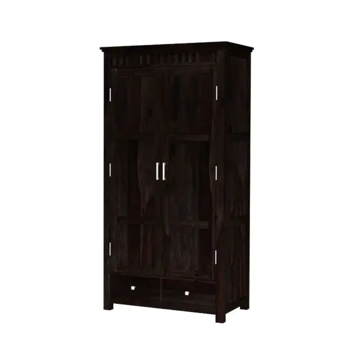 Albira Solid Wood 2 Door Wardrobe - Image 3