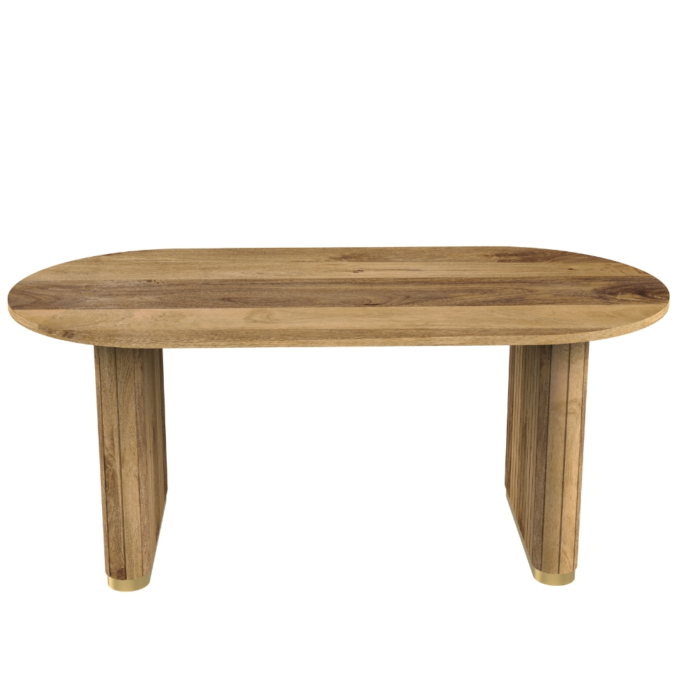 Priti : Piano Oval Dining Table - Image 4
