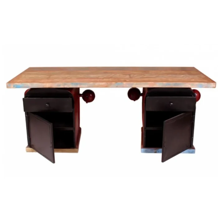 3-31 Solid Tractor Vintage Desk Table | Counter Desk | Bar Furniture - Image 2