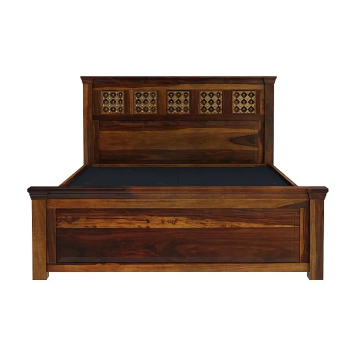 3-35 (1) Priti : Prestige Solid Wood King Size Drawer Storage Bed - Image 2