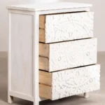 De Casa Carved 3 Drawer Chest - Image 3