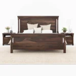 Nantes Solid Wood King Size Bed - Image 3