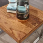 Harare Honey Wood Side Table - Image 4
