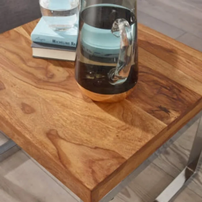 3-49 Harare Honey Wood Side Table - Image 4