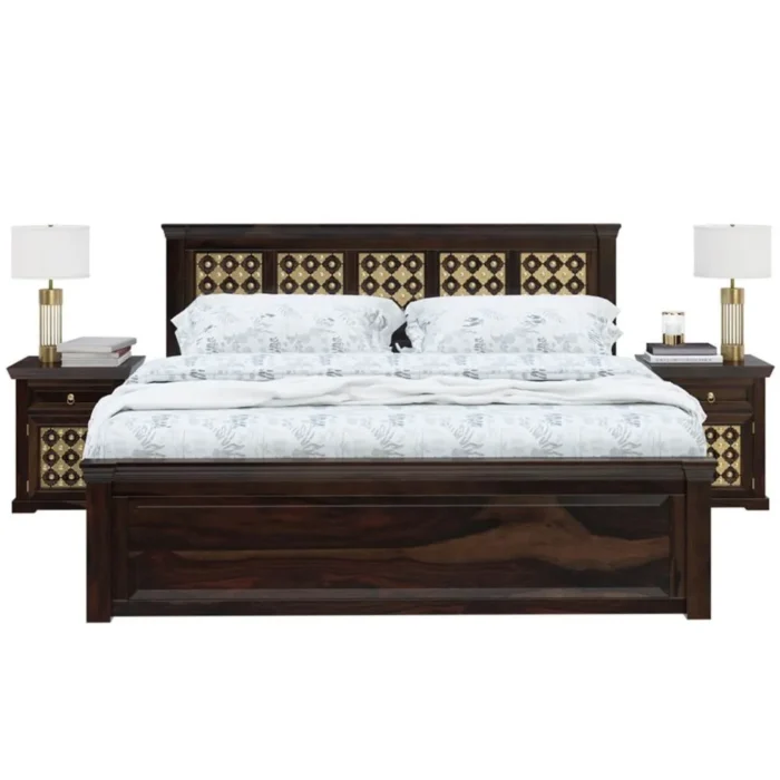 Priti : Diamond Empire Solid Wood Storage Platform Captains Bed - Image 4