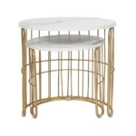 Trent Marble Finish Nesting Coffee Table - Image 3