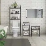3-Tier Multipurpose Freestanding Metal Rack Storage Shelves/ Bathroom Rack - Image 3