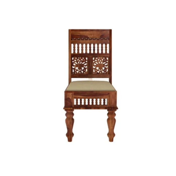 3-62 PRITI : Venice 6 Seater Dining Table Set with Bench Chairs - Image 4