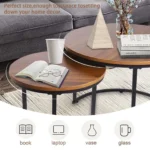 Portsmouth Wooden Nesting Table - Image 6