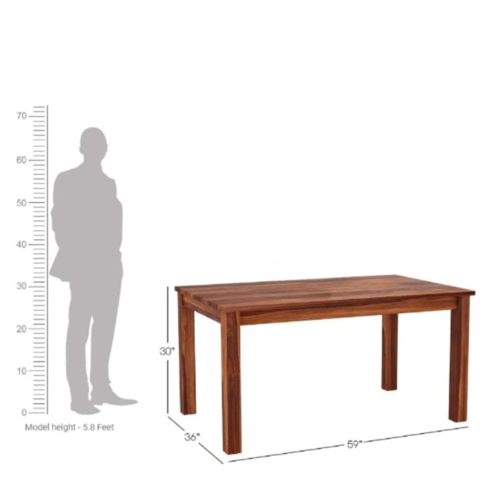 3-67 PRITI :Texo 6 Seater Dining Chair and Table - Image 5