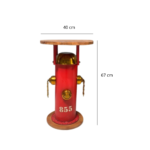 Red Fire Hydrant Side Table - Image 4