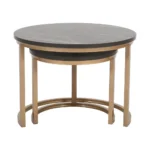 York Nested Coffee Table With Black Top - Image 6