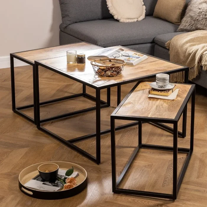 Coventry Nesting Coffee Table Set of 3 - Image 8
