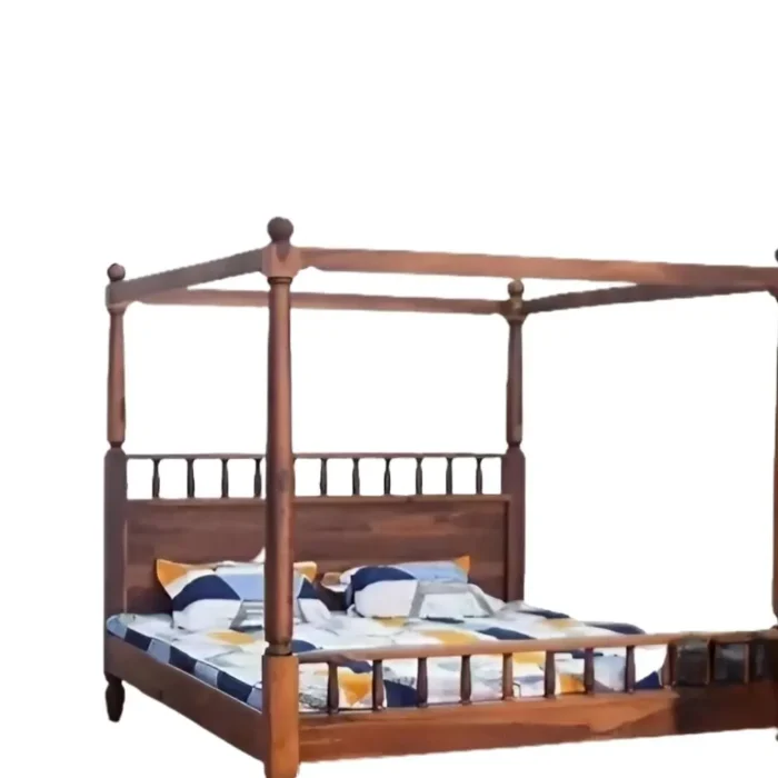 4-1 PRITI : Kazama Wooden King Bed - Image 3