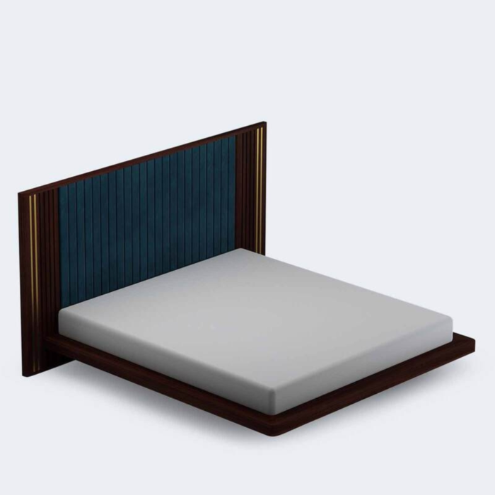 4-18 PRITI :Occitanie Wooden Queen Bed - Image 4