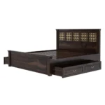 Priti : Diamond Empire Solid Wood Storage Platform Captains Bed - Image 5