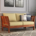 Priti : Annecy Wooden Sofa Set - Image 5