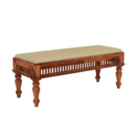 PRITI : Venice 6 Seater Dining Table Set with Bench Chairs - Image 5