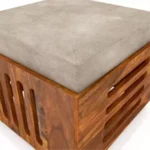 Worcester Natural Wooden Coffee Table - Image 4