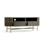 Piano Solid Wood Marble TV Cabinet - Image 3