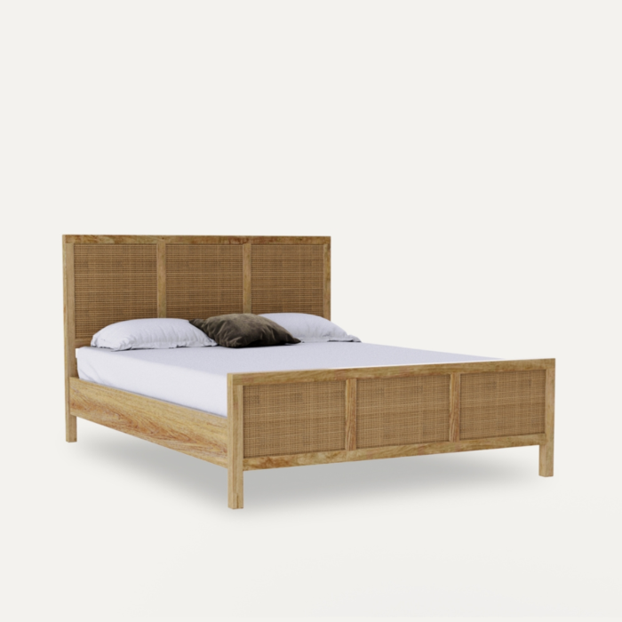 5-10 Priti : Glamping Rattan Queen Bed - Image 2