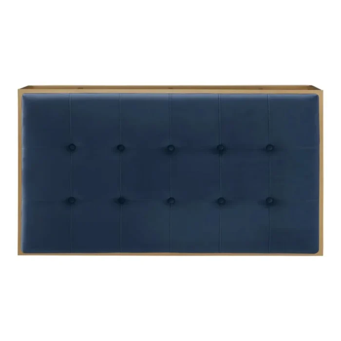 45” Wide Velvet Tufted Rectangle Cocktail Ottoman - Image 5