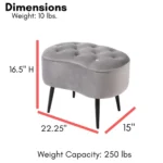 16.5” Tall Steel Stool - Image 5