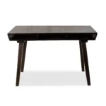 Nantes Solid Dark Walnut Wood 4 Seater Dining Table - Image 2