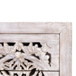 Accra Hand-Carved Wooden Chest of Drawers - Image 6