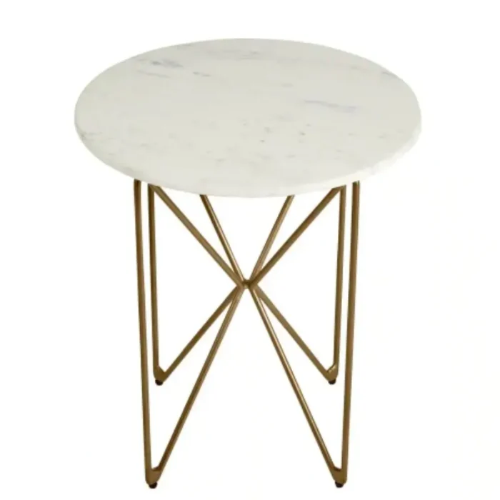 Rovo Marble Finish Side Table - Image 4