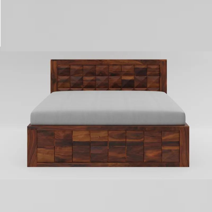 5-21 PRITI : Florence Wooden Queen Bed - Image 2