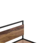 Turin Solid Wood Single Size Bed - Image 5