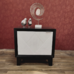 Benin Classy Black White End Table - Image 2