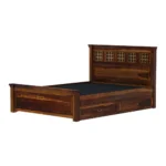 Priti : Prestige Solid Wood King Size Drawer Storage Bed - Image 6
