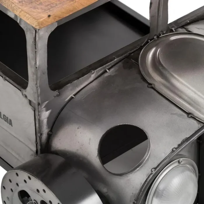 Solid Car Vintage Coffee Table | Recycled Wooden Furniture - Image 6