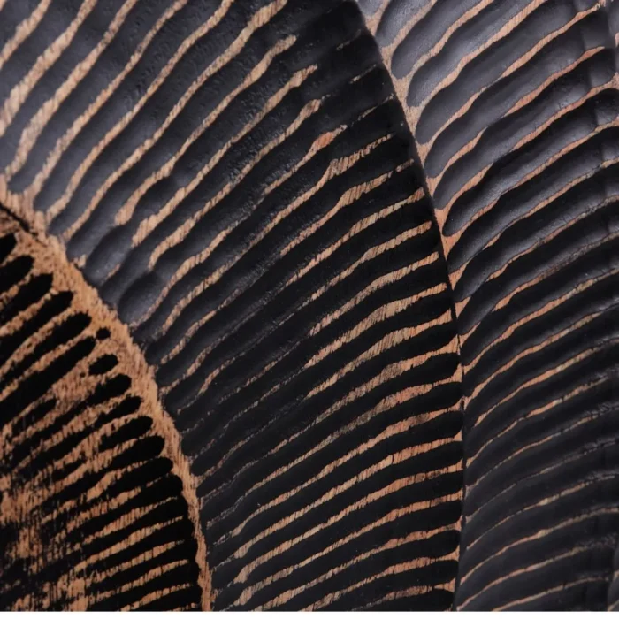 5-52 Golden Sunset 4 Door Wooden Sideboard - Image 5